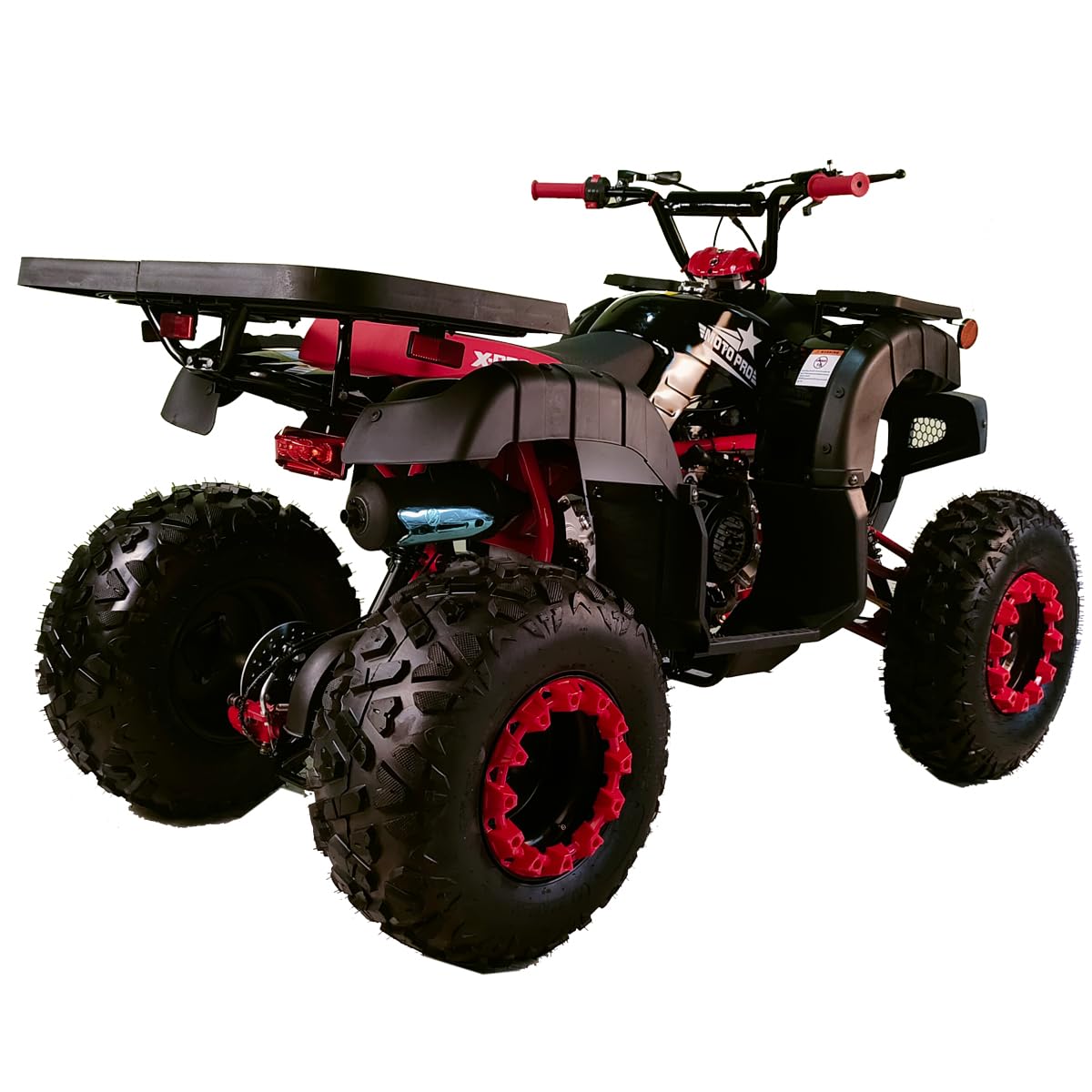 X-PRO 200 Utility ATV with Automatic Transmission w/Reverse,Big 23"/22" Wheels! (Black)