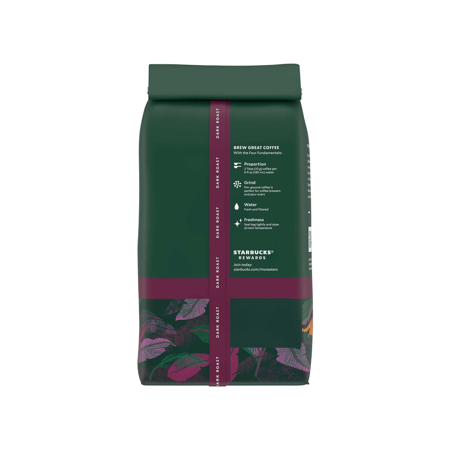 Café moulu Starbucks, café torréfié foncé, torréfaction française, 100 % arabica, 1 sac (28 oz) 