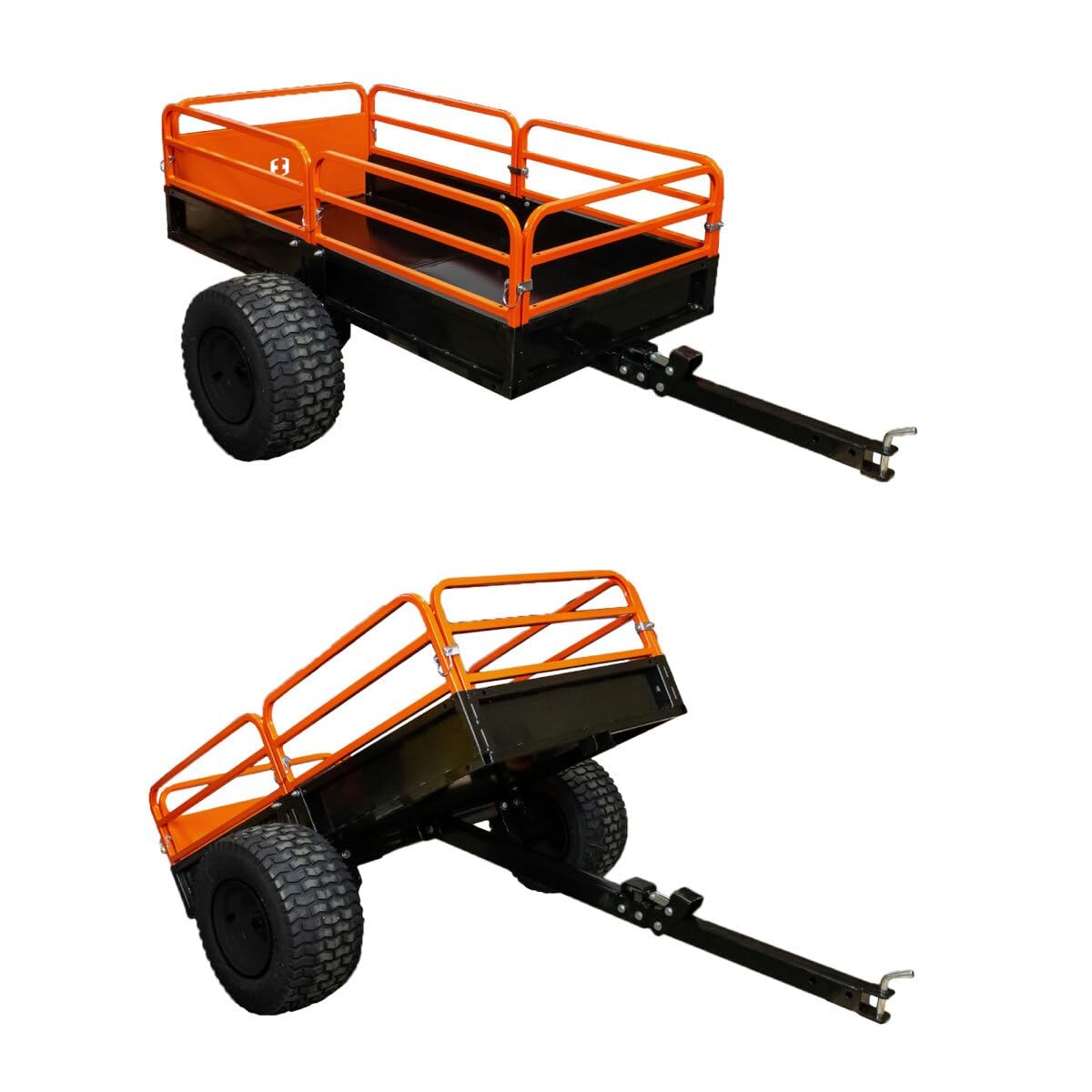 MOTOALLIANCE® Impact Implements 1000lb ATV UTV Garden Tractor Utility Cart Cargo Trailer. 12 cu. ft. Great for Hauling Wood, Brush, Gravel and More