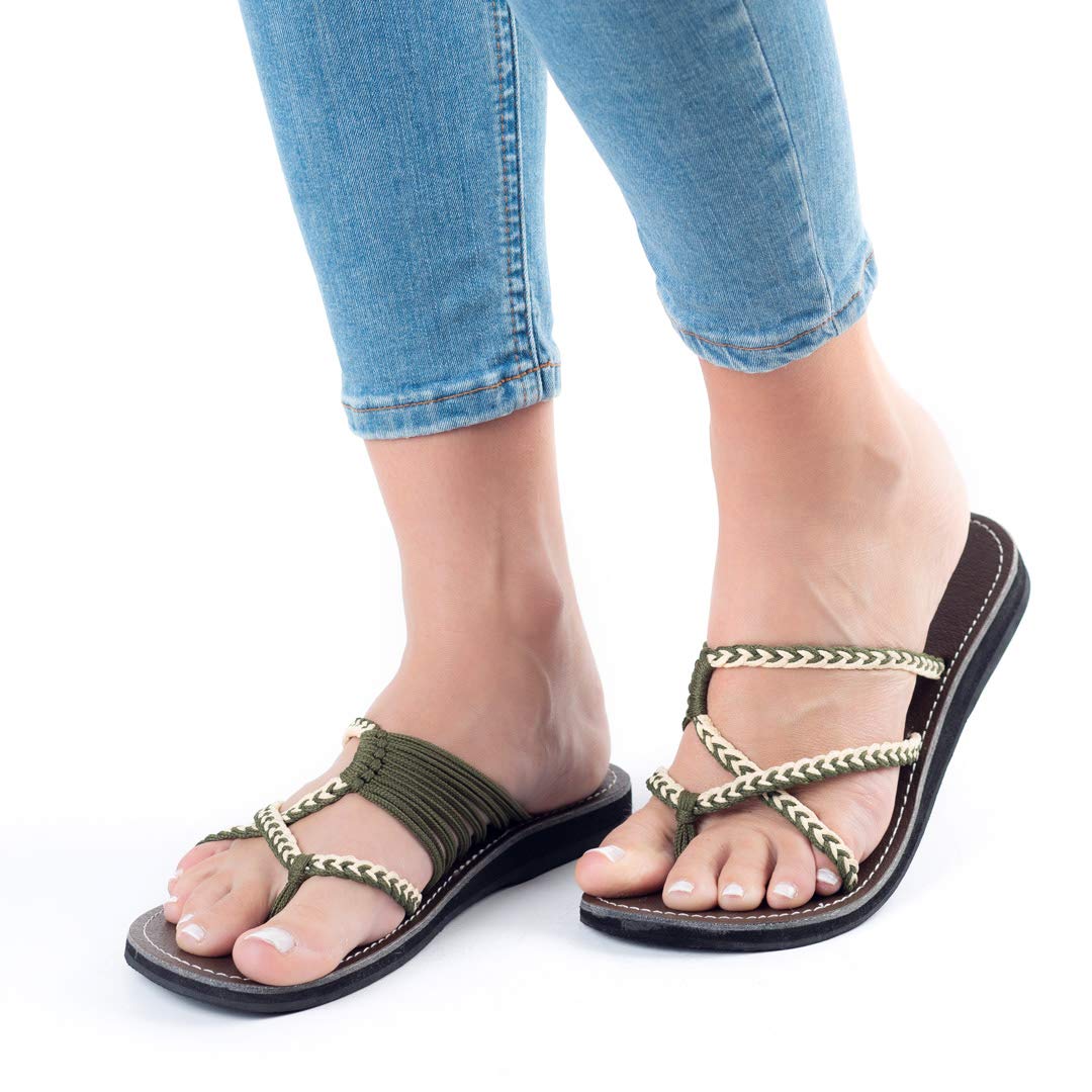 Plaka Flip Flops Sandalen für Damen Oceanside