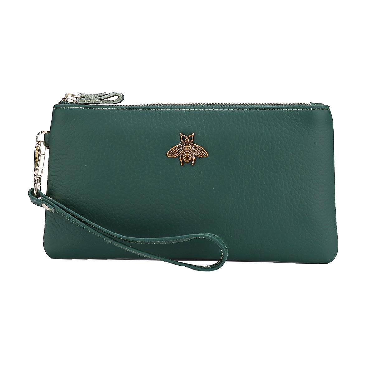 imeetu Damen-Handgelenk-Clutch, Leder, Handy-Geldbörse, Handtasche mit Handschlaufe