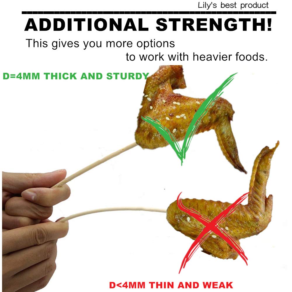 Natural Bamboo Skewers