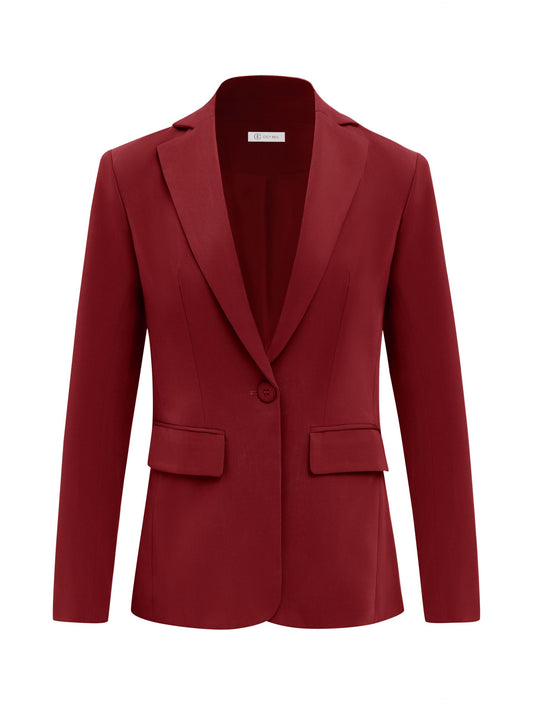 Cicy Bell Damen Blazer mit offener Vorderseite, Langarm, Anzugjacken, Business-Casual-Outfits 