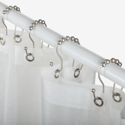 2-Pack Shower Curtain Hooks –12-Piece Each
