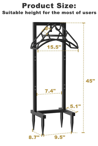 Freestanding Garden Hose Holder – Heavy Duty Metal Outdoor Hose Organizer