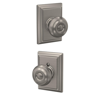 Schlage F51A GEO-625-CAM Georgian Knob with Camelot Trim – Bright Chrome
