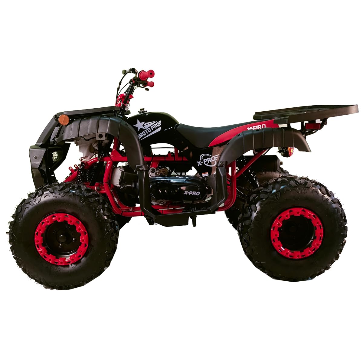 X-PRO 200 Utility ATV with Automatic Transmission w/Reverse,Big 23"/22" Wheels! (Black)