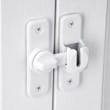 Enhanced Security Flip Latch Lock, Heavy-Duty Sliding & Swing Door Latch