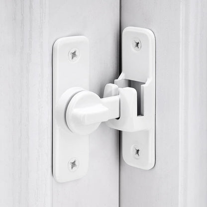 Enhanced Security Flip Latch Lock, Heavy-Duty Sliding & Swing Door Latch