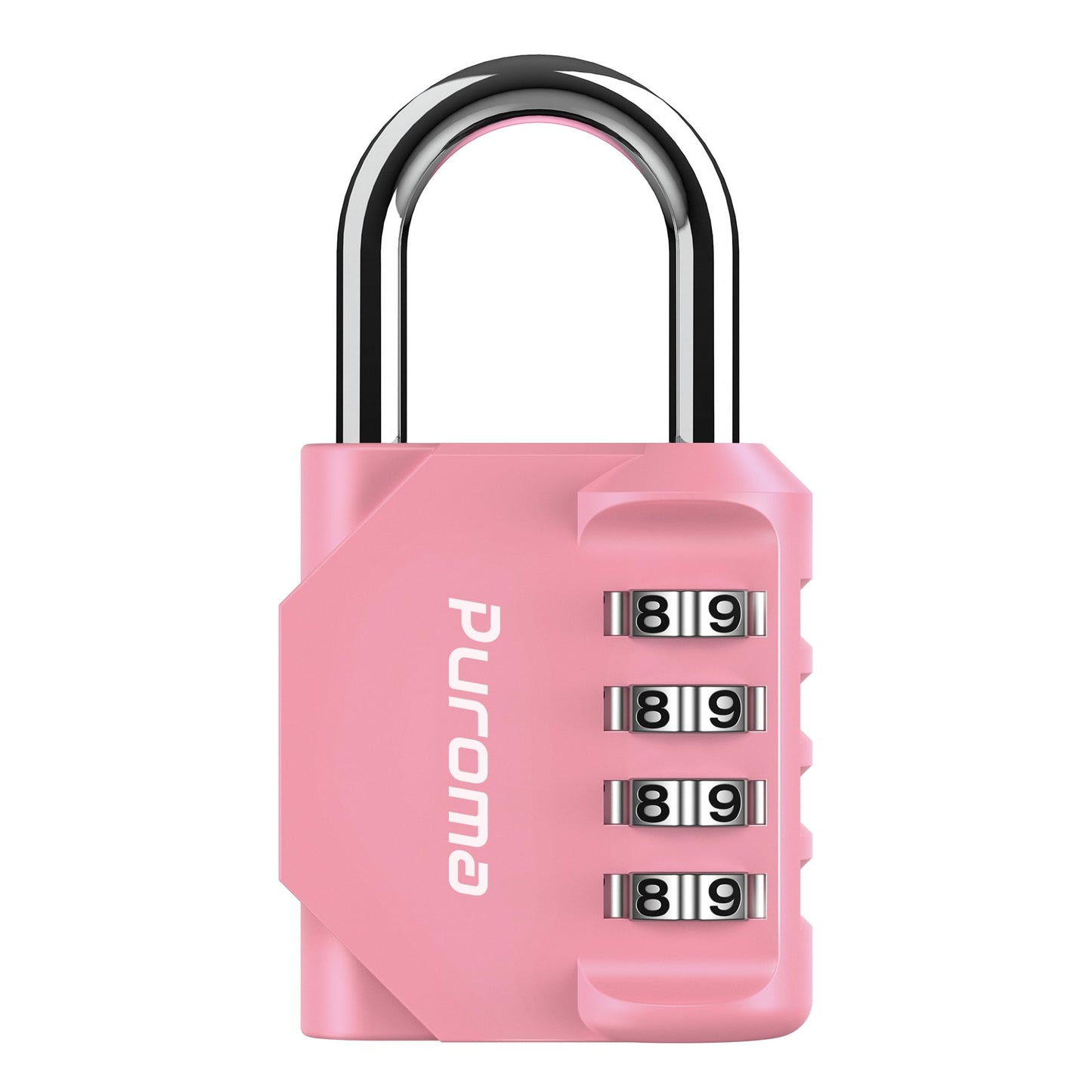 Puroma 4 Pack Combination Lock 4 Digit Locker Lock Outdoor Waterproof Padlock for School Gym Locker, Sports Locker, Fence, Toolbox, Gate, Case, Hasp Storage (Green)