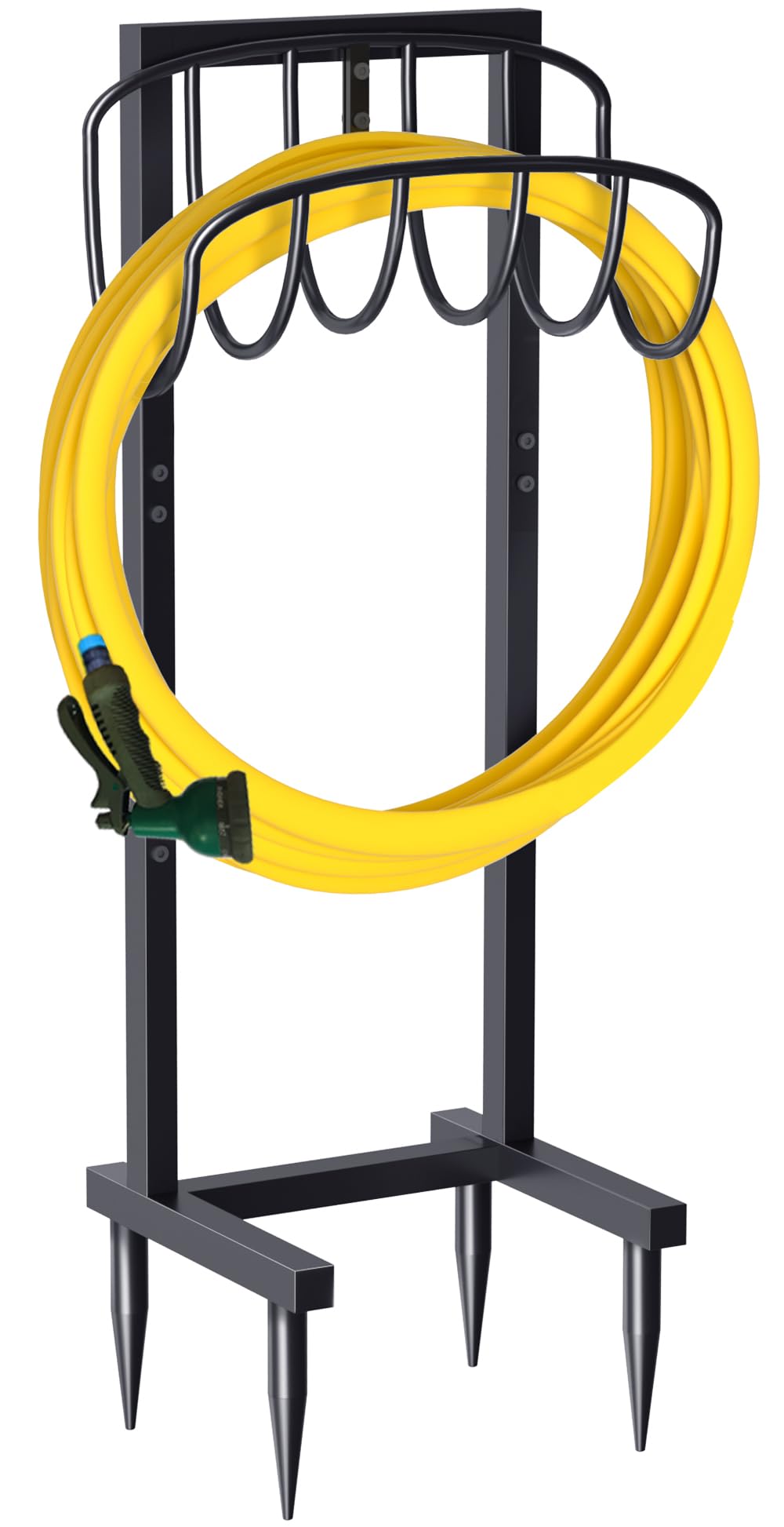 Freestanding Garden Hose Holder – Heavy Duty Metal Outdoor Hose Organizer