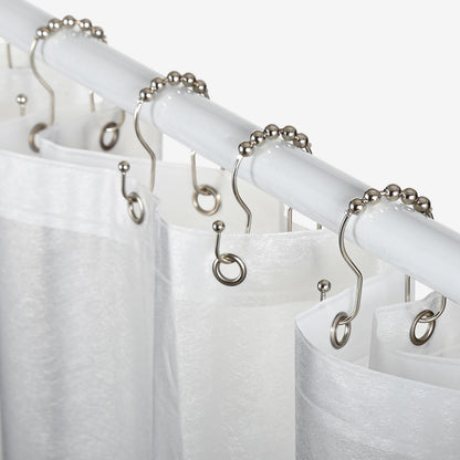 2-Pack Shower Curtain Hooks –12-Piece Each