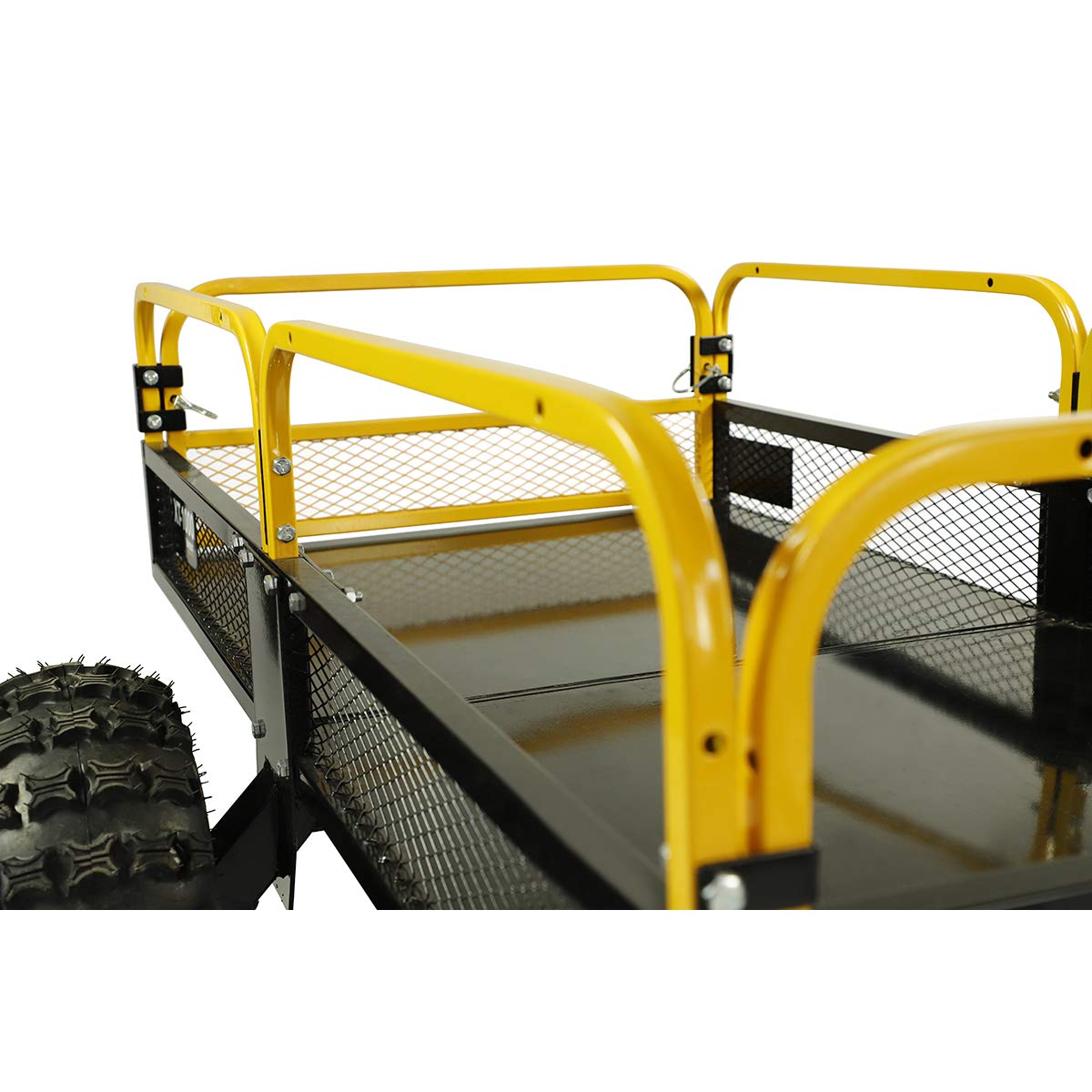 MOTOALLIANCE® Impact Implements 1000lb ATV UTV Garden Tractor Utility Cart Cargo Trailer. 12 pi3 Idéal pour transporter du bois, des broussailles, du gravier et plus encore 