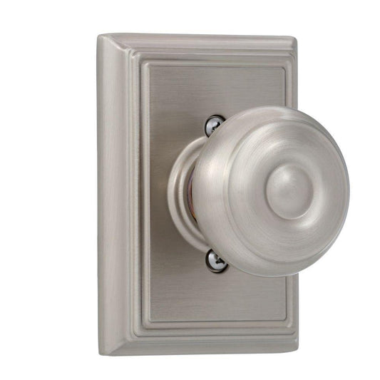 Schlage F51A GEO-625-CAM Georgian Knob with Camelot Trim – Bright Chrome
