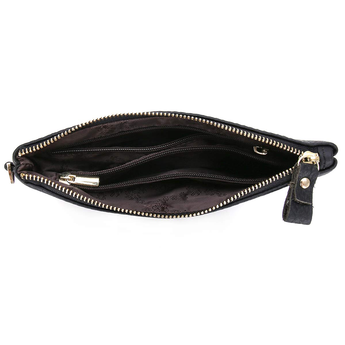 imeetu Damen-Handgelenk-Clutch, Leder, Handy-Geldbörse, Handtasche mit Handschlaufe