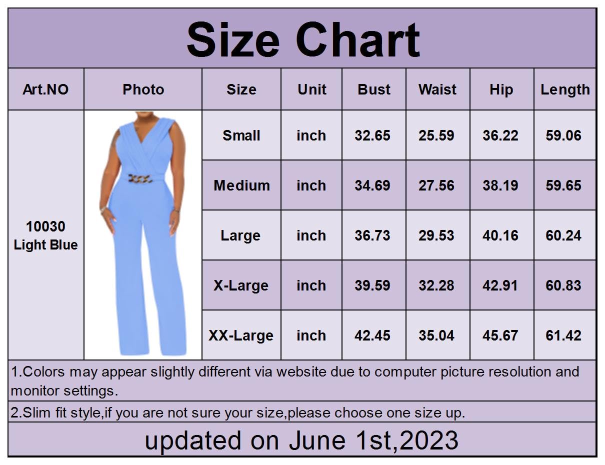 Women's Summer Formal Dressy Jumpsuits Elegant V Neck Sleeveless Party Rompers Stretchy Wrap Wide Leg Long Pants Clubwear