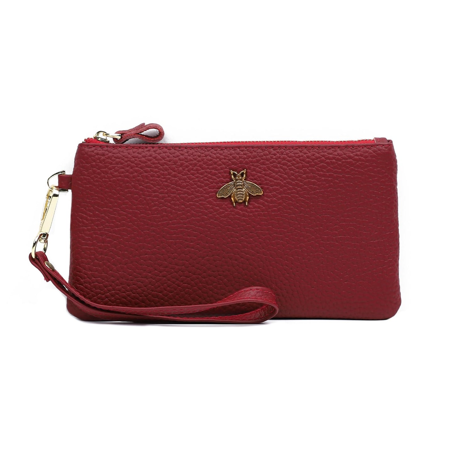 imeetu Damen-Handgelenk-Clutch, Leder, Handy-Geldbörse, Handtasche mit Handschlaufe