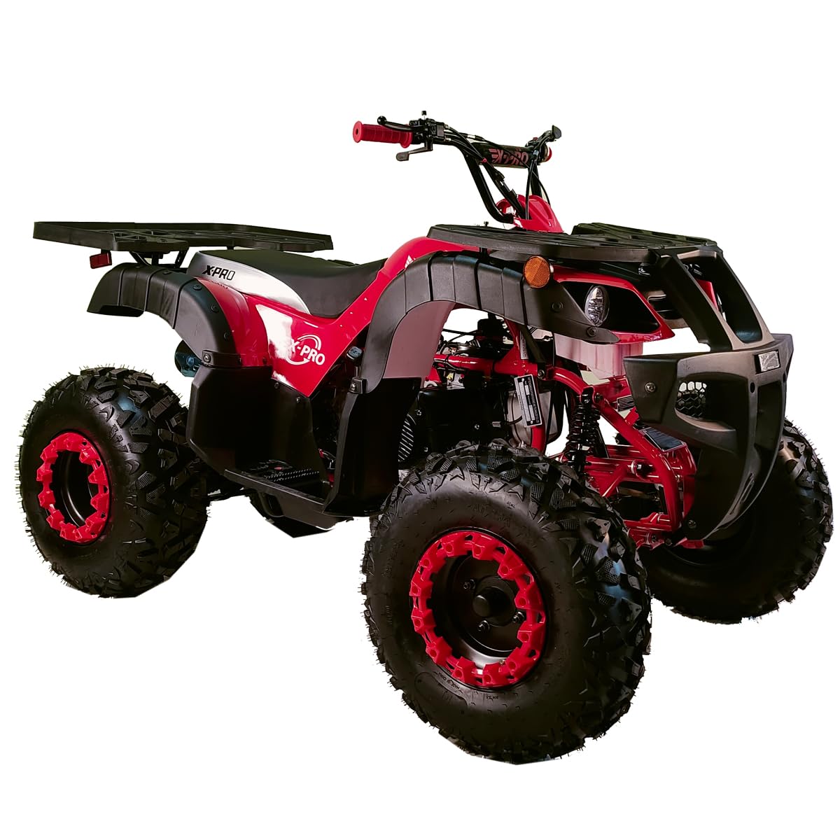 X-PRO 200 Utility ATV with Automatic Transmission w/Reverse,Big 23"/22" Wheels! (Black)