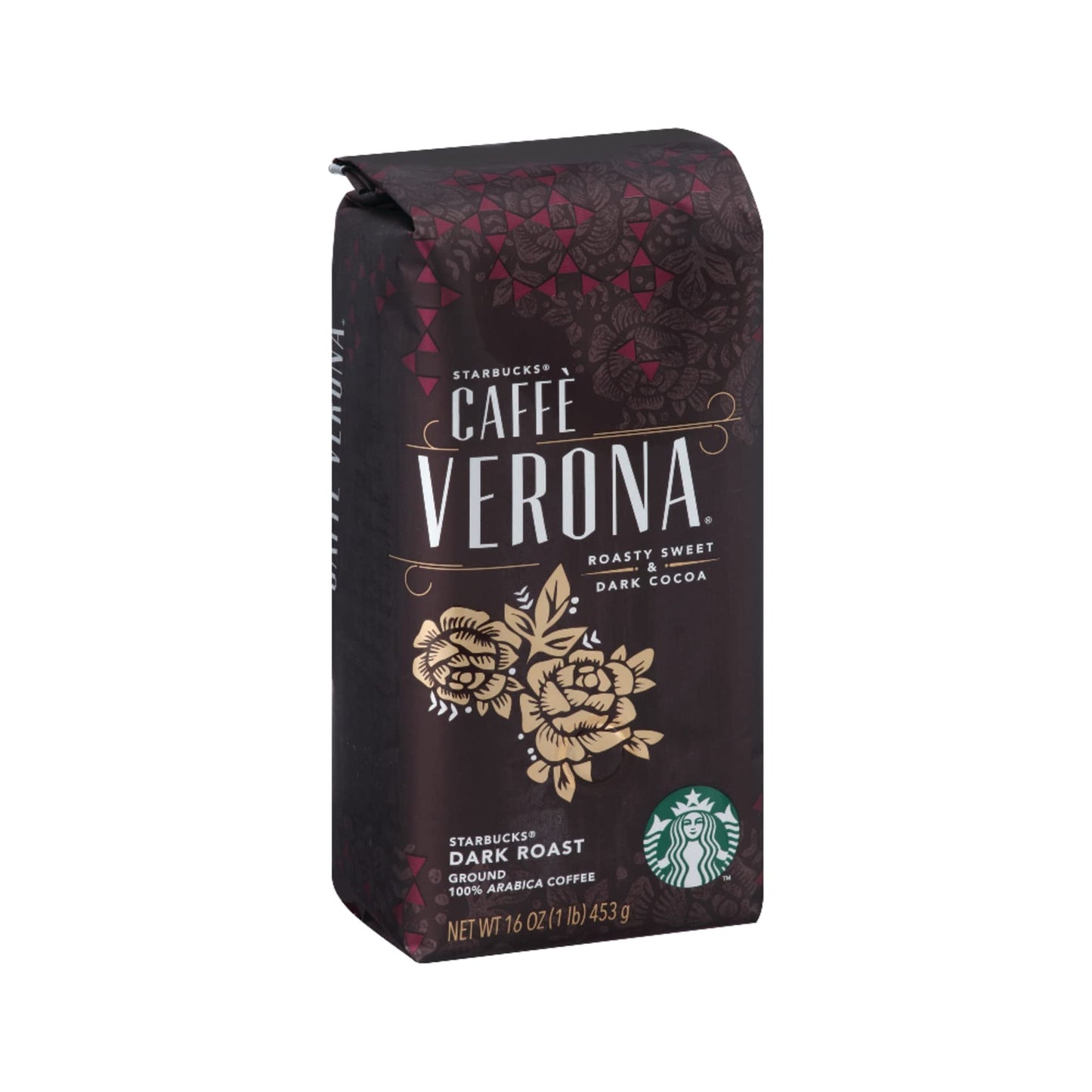 Café moulu Starbucks, café torréfié foncé, torréfaction française, 100 % arabica, 1 sac (28 oz) 