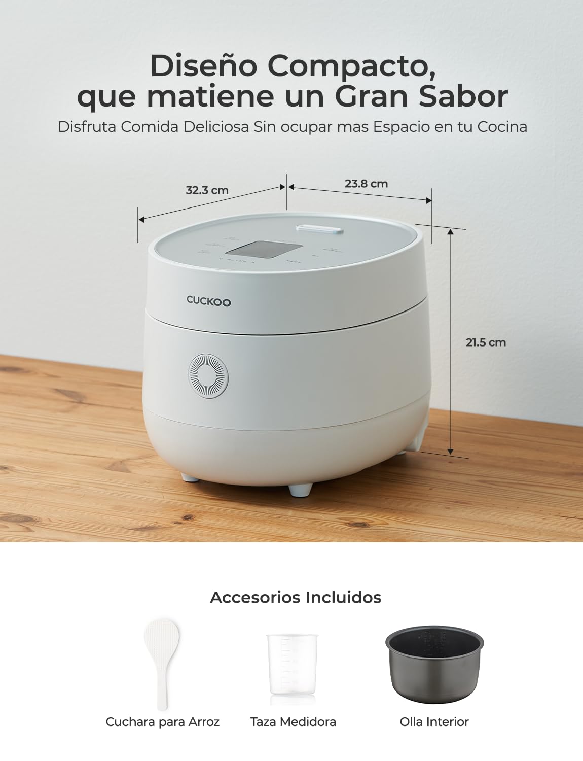 Rice Cooker 6 Cup Uncooked / 12 Cup Cooked, Fuzzy Logic, Delay Timer, Keep Warm, Steamer, Non-Stick Pot, Gray (CR-0675FG) – Gently Used