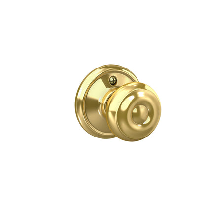 Schlage F51A GEO-625-CAM Georgian Knob with Camelot Trim – Bright Chrome