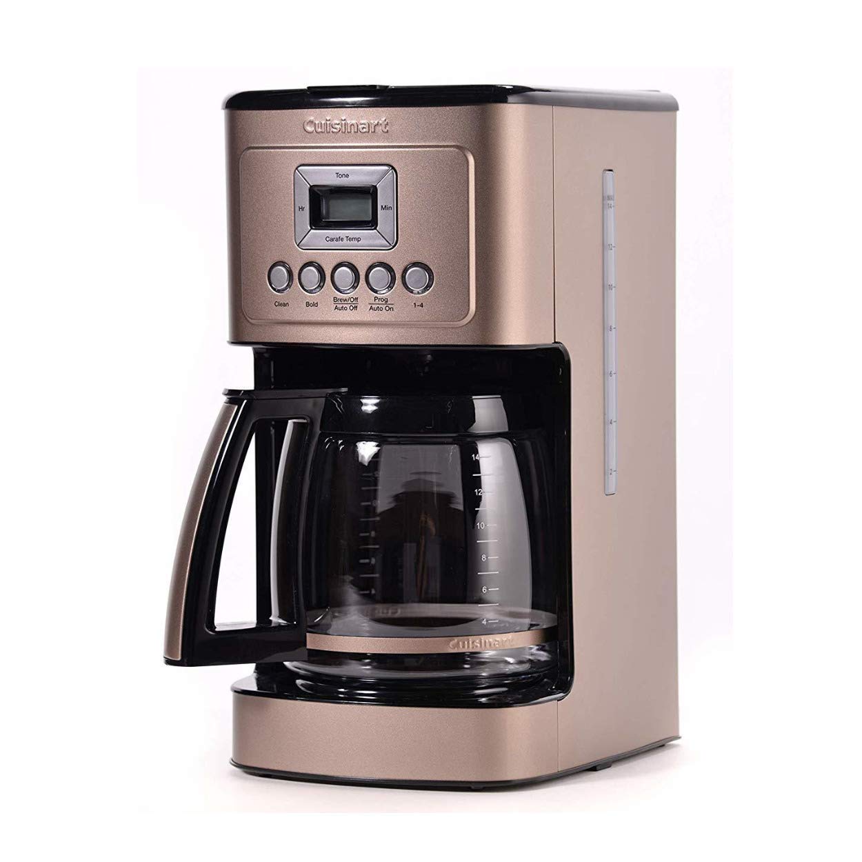 Cuisinart DCC-3200WP1 Perfectemp Kaffeemaschine, 14-Tassen-Glas, weiß 