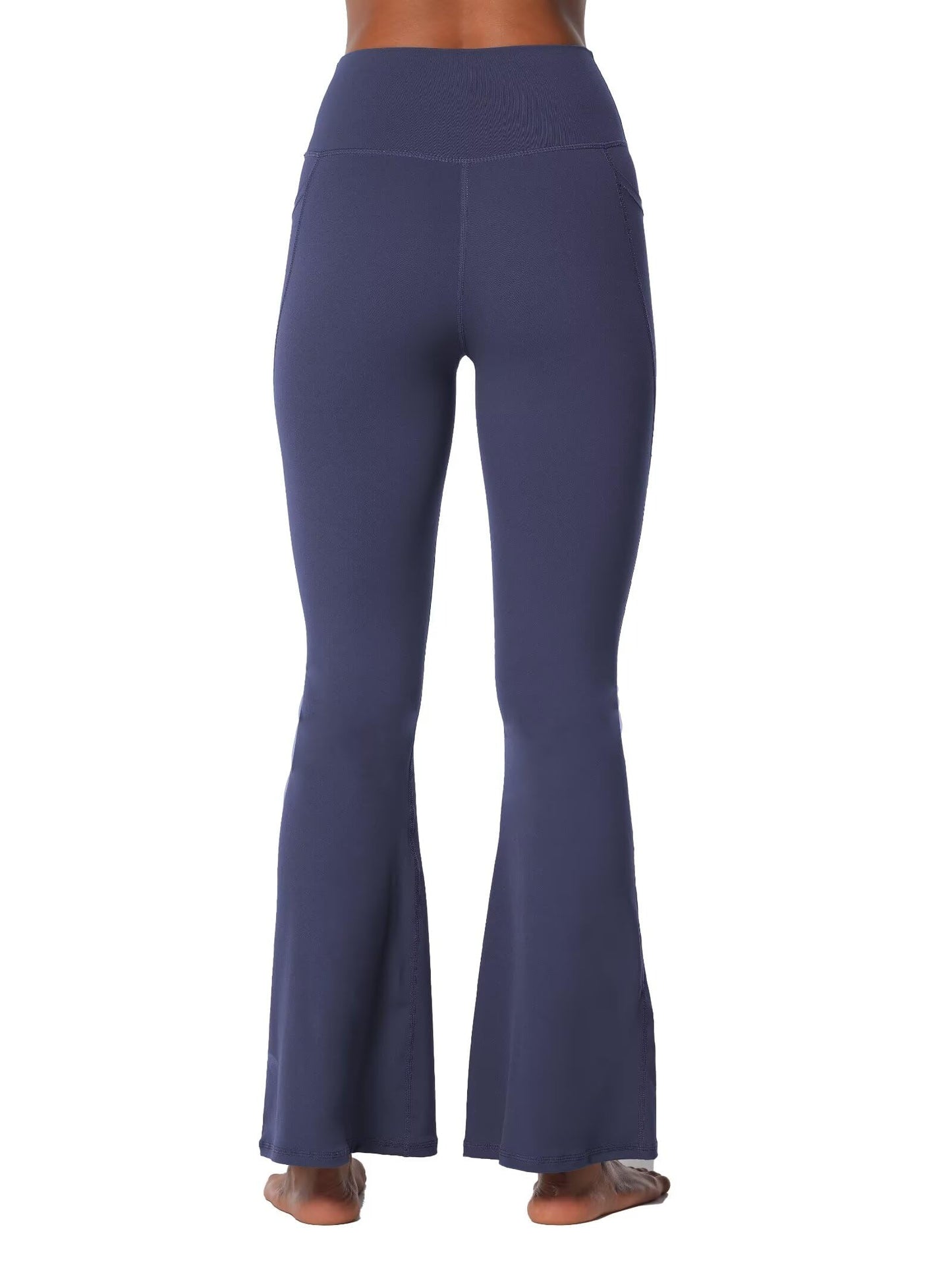 Legging évasé Sunzel pour femme avec poches, pantalon de yoga croisé avec contrôle du ventre, taille haute et jambe large