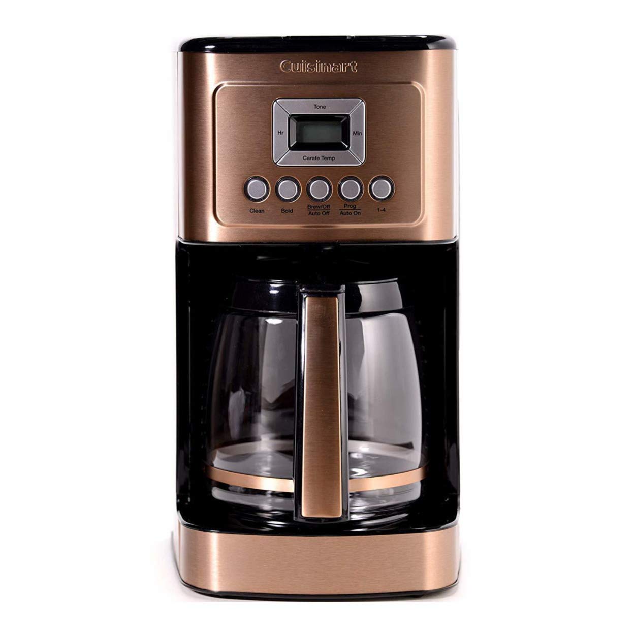 Cuisinart DCC-3200WP1 Perfectemp Kaffeemaschine, 14-Tassen-Glas, weiß 