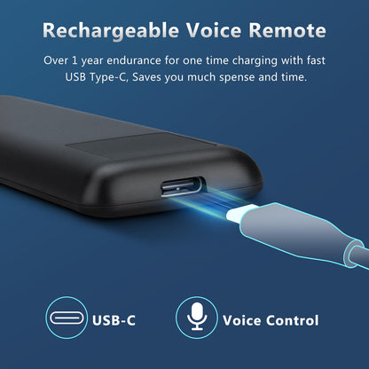 Universal Rechargeable Voice Remote for Samsung, LG & VIZIO Smart TVs