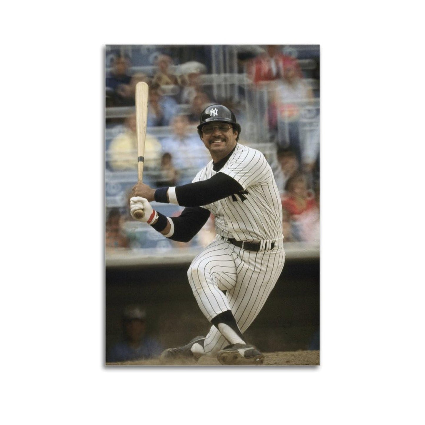 lurouya Reggie Jackson Baseball Player Poster Poster Album Cover Posters for Bedroom Wall Art Canvas Posters Music Album Cover Poster 08x12inch(20x30cm) Frame-style