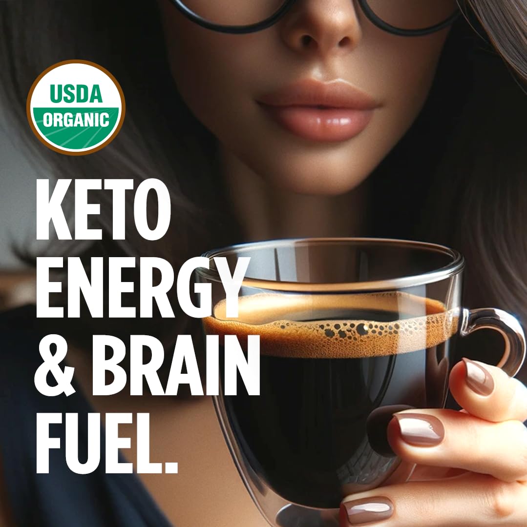 Capsules de café VitaCup Lightning, pour la mémoire et la concentration avec 2X de caféine, grains de café vert, vitamines B, D3, café torréfié foncé et fort, dosettes individuelles recyclables compatibles avec les cafetières Keurig K-Cup, 16 unités 