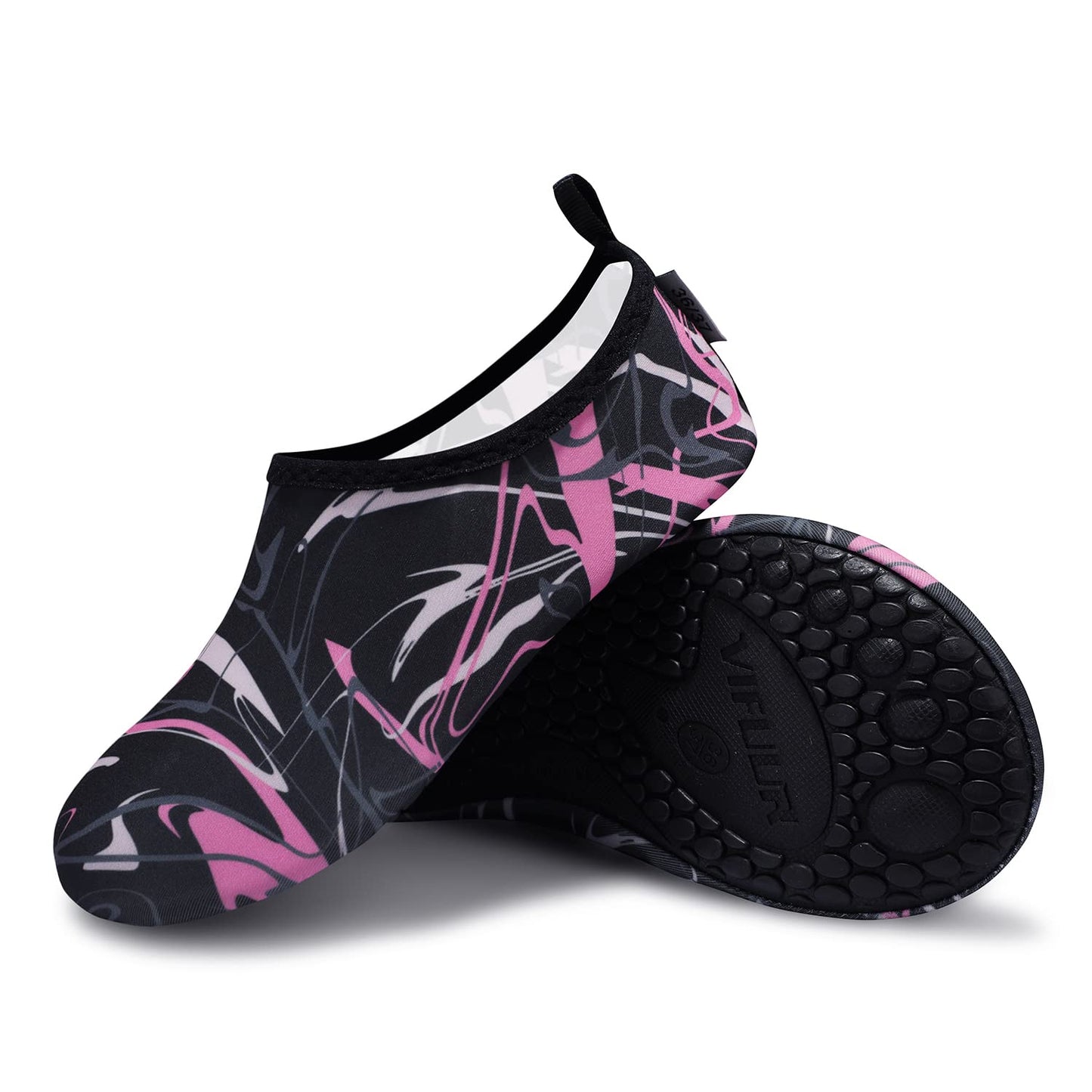 VIFUUR Wassersportschuhe Barfuß Schnelltrocknende Aqua-Yoga-Socken Slip-on für Männer Frauen