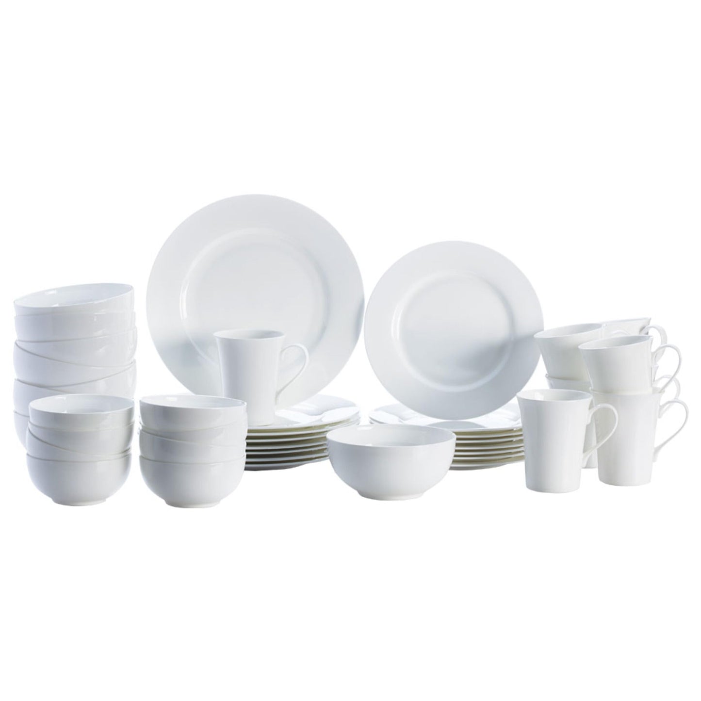 Service de table en porcelaine tendre Mikasa Delray, 16 pièces, service pour 4 personnes 