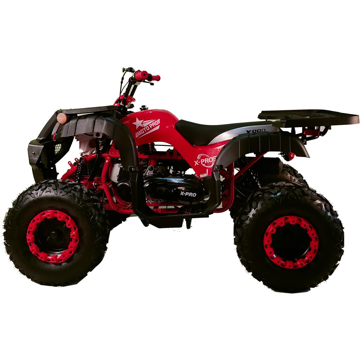 X-PRO 200 Utility ATV with Automatic Transmission w/Reverse,Big 23"/22" Wheels! (Black)