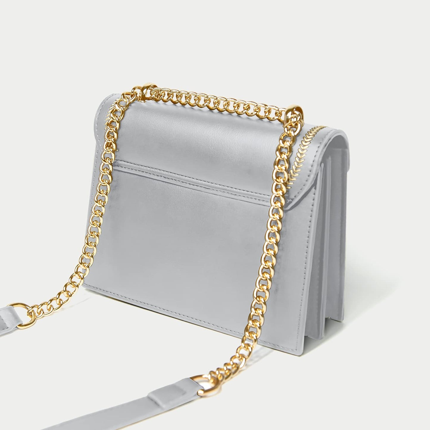 NPBAG Small Purse, Crossbody Bag for Women, Clutch Handbag Shoulder Bag with Metal Chain Strap, Designer Trendy Lady Wallet