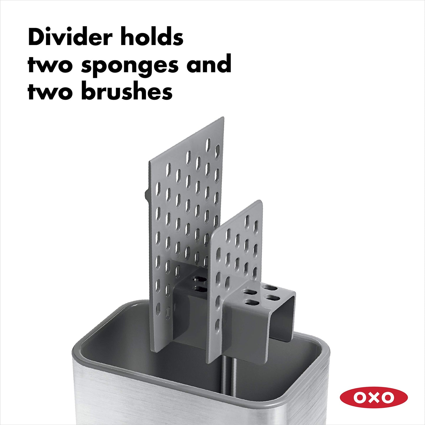 OXO Stainless Steel Good Grips Sinkware Caddy, One Size