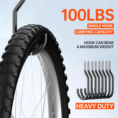 Heavy Duty Hook, Loading Capacity 100 LBS, 6 inch, Hooks for Garage Wall and Garage Ceiling