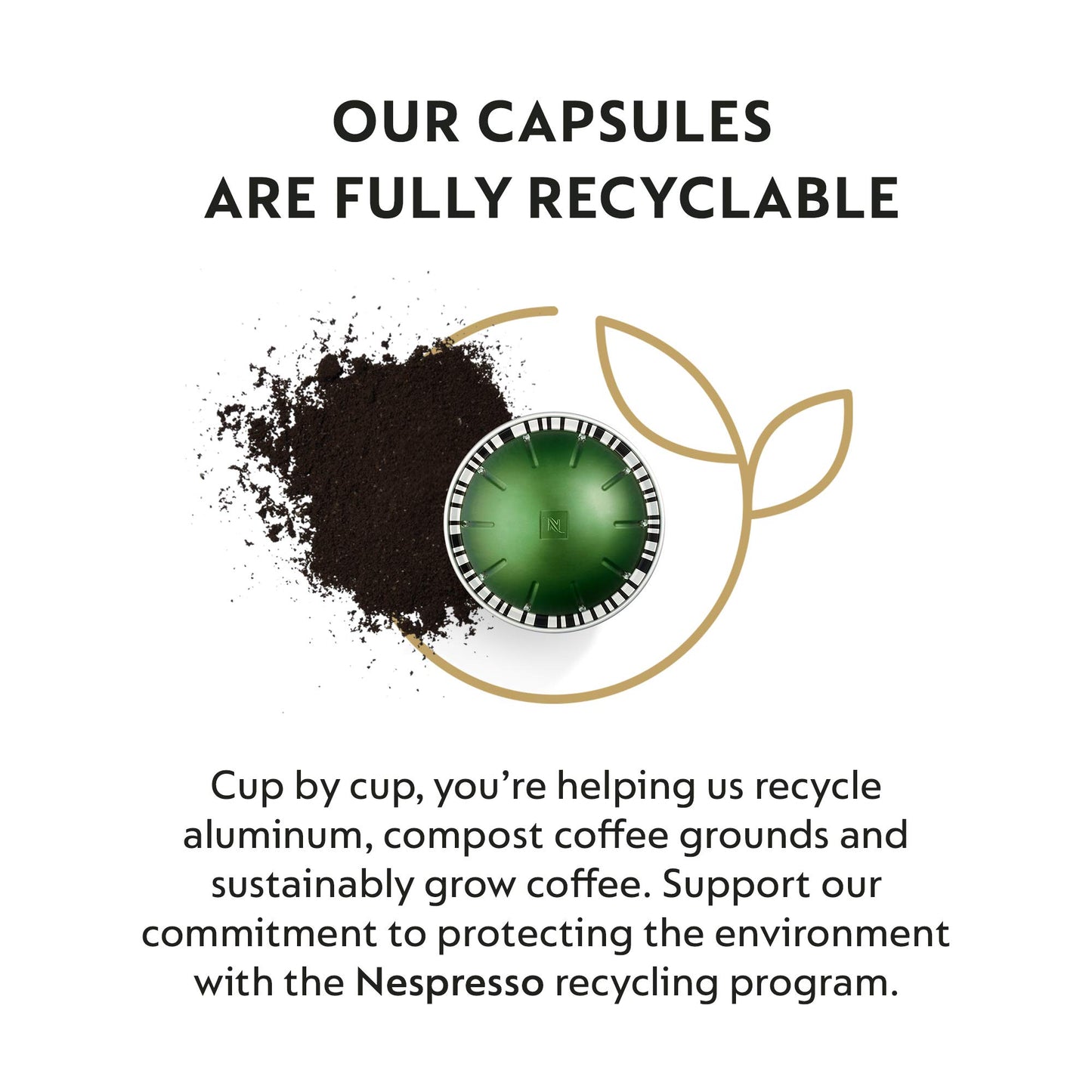 Nespresso Capsules Vertuo, Intenso, Dark Roast Coffee, 30-Count Coffee Pods, Brews 7.8oz.