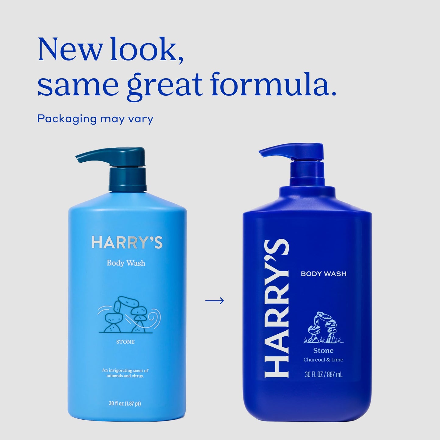 Harry's Men's Body Wash Shower Gel - Stone, 16 Fl Oz (Pack of 3)