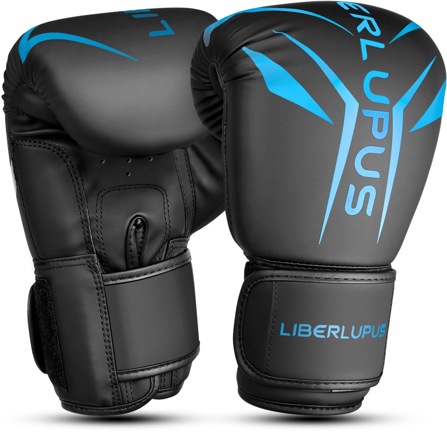 Liberlupus Boxing Gloves for Men & Women, Boxing Training Gloves, Kickboxing Gloves, Sparring Punching Gloves, Heavy Bag Workout Gloves for Boxing, Kickboxing, Muay Thai, MMA