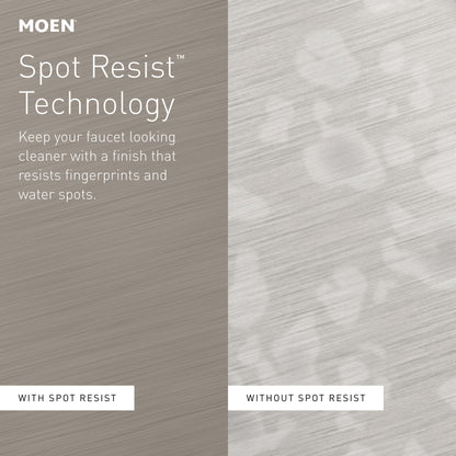 Moen Idora Chrome Two-Handle Centerset Bathroom Sink Faucet with Drain Assembly, 84115