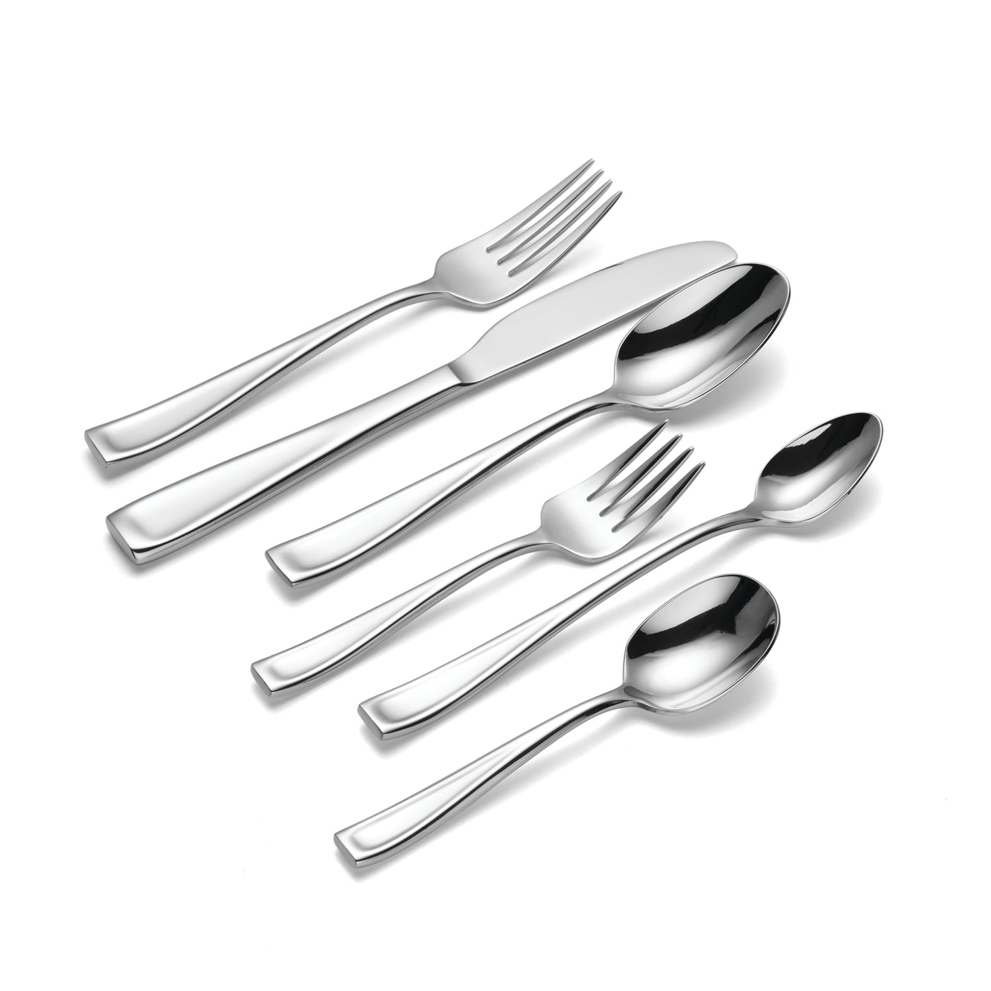 Oneida Moda 65-Piece Flatware Set, Service for 12