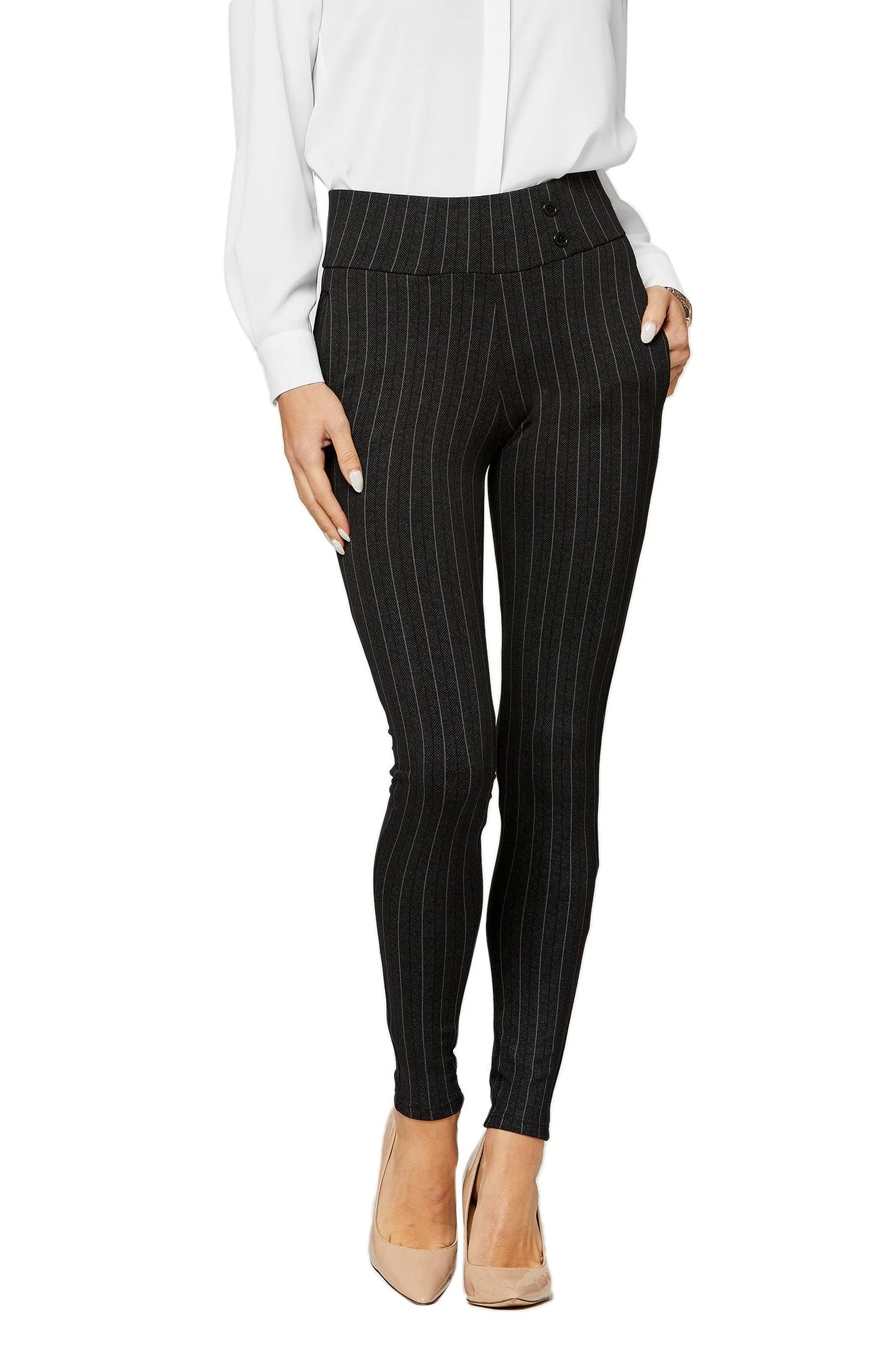 Conceited Dress Pants Women - Stretchy - Tummy Control - All Day Comfort Wear to Work - Womens Pants in Regular and Plus Size