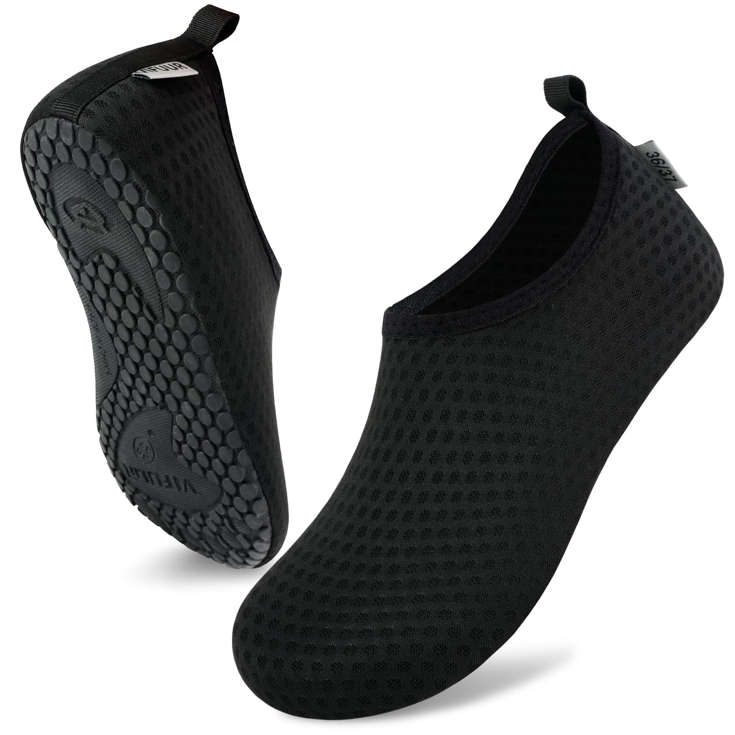 VIFUUR Wassersportschuhe Barfuß Schnelltrocknende Aqua-Yoga-Socken Slip-on für Männer Frauen