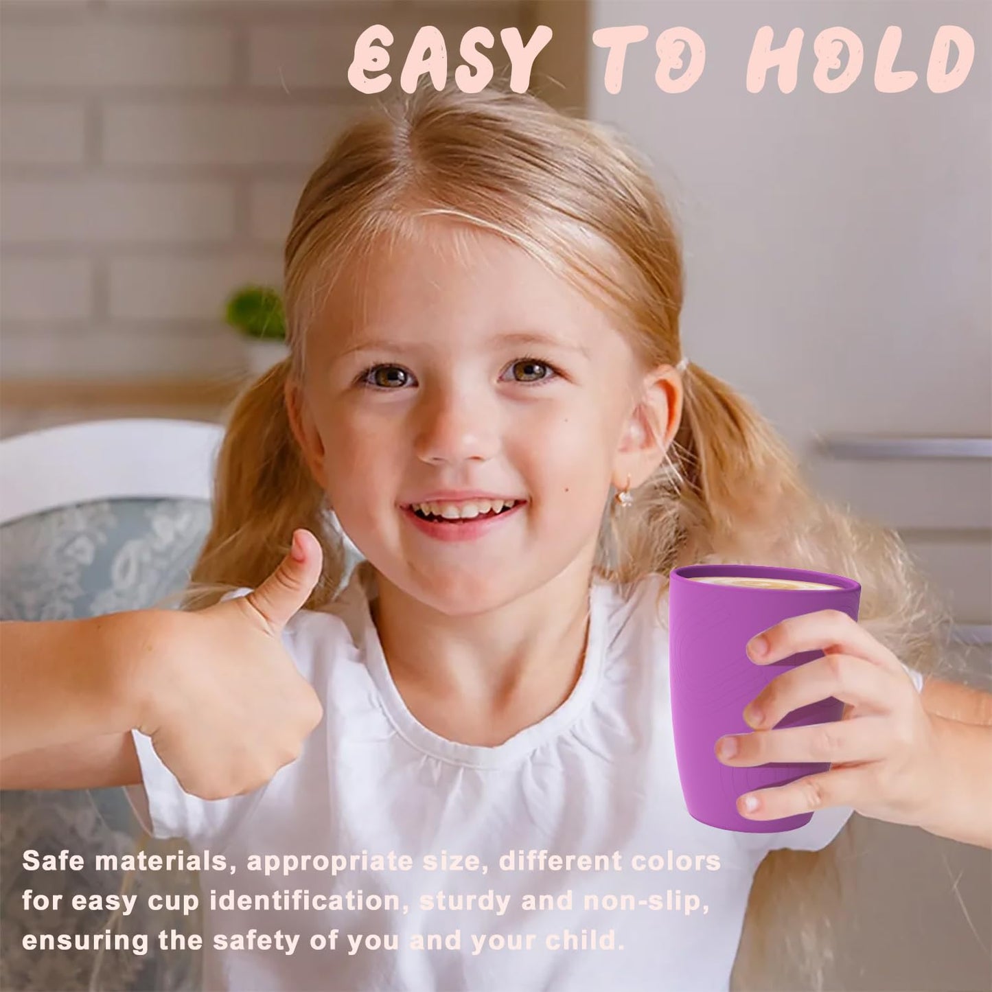 Homienly Wheat Straw Cups – Reusable, Unbreakable, Tumblers, Stackable & Dishwasher Safe