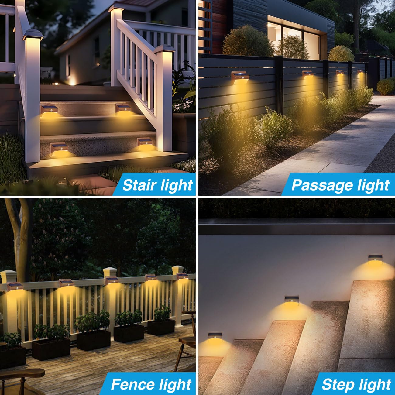 2-Pack Solar Security Lights – Motion Sensor, Waterproof