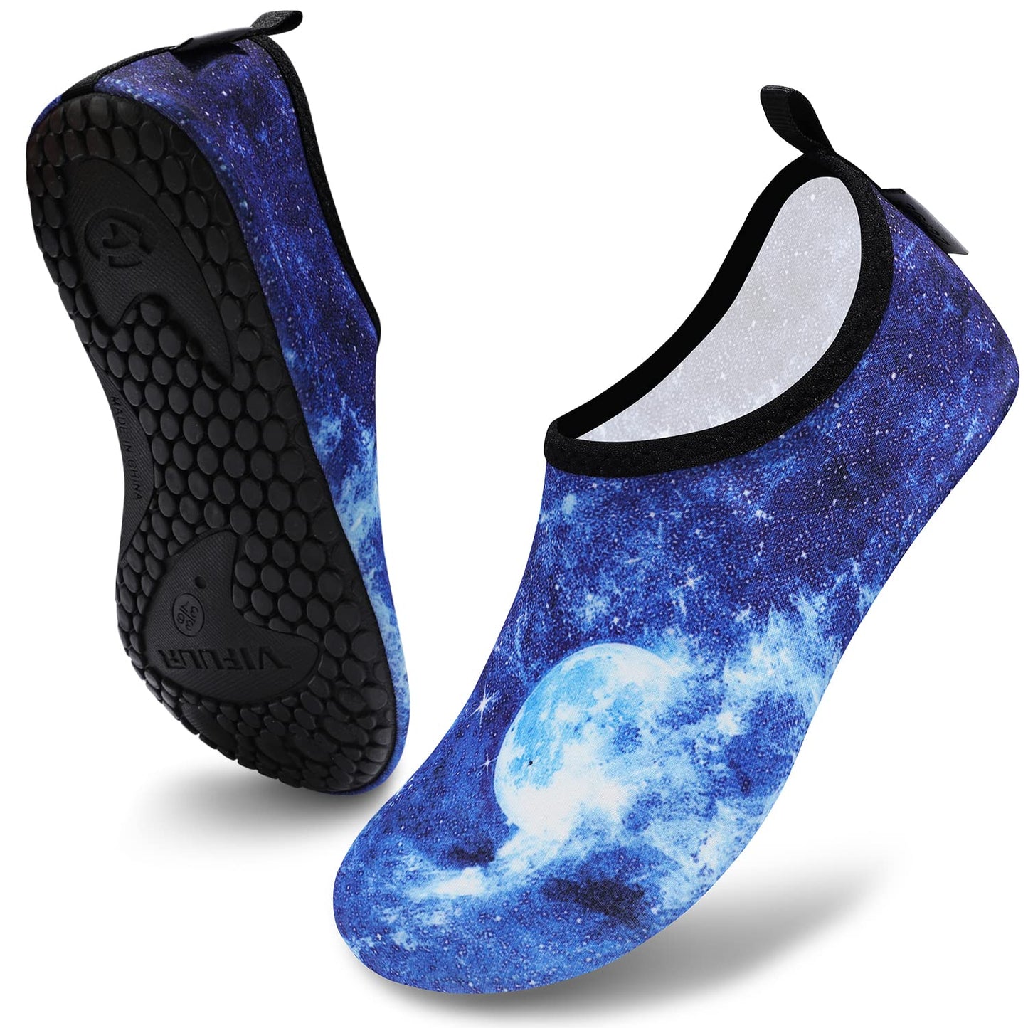 VIFUUR Water Sports Shoes Barefoot Quick-Dry Aqua Yoga Socks Slip-on for Men Women