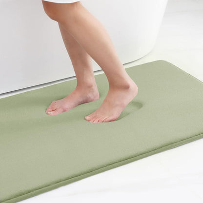 Smiry Memory Foam Bath Mat – Ultra Soft, Absorbent, Non-Slip Rug for Bathroom