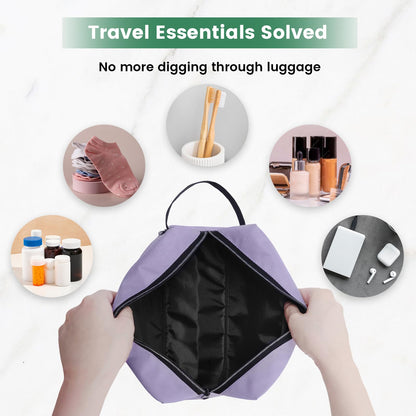 Travel Toiletry Bag - Small Tavel Bag for Toiletries, Cosmetics, Accessories, Gifts