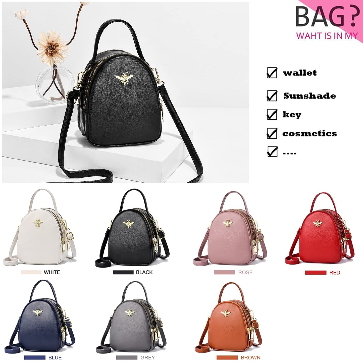 Small Crossbody Bags Shoulder Bag for Women Stylish Ladies Messenger Bags Purse and Handbags Wallet